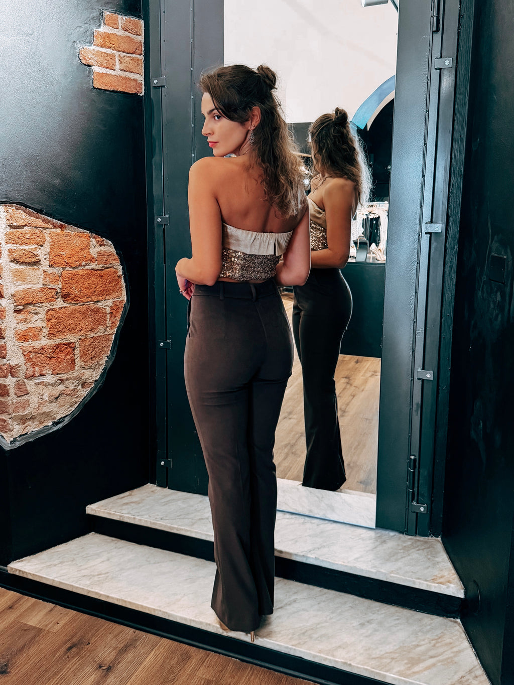 Pantaloni Coffee