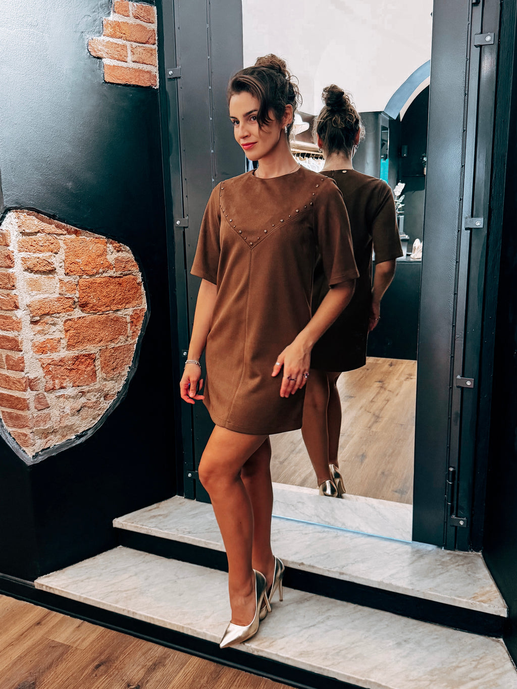 Vestito Suede