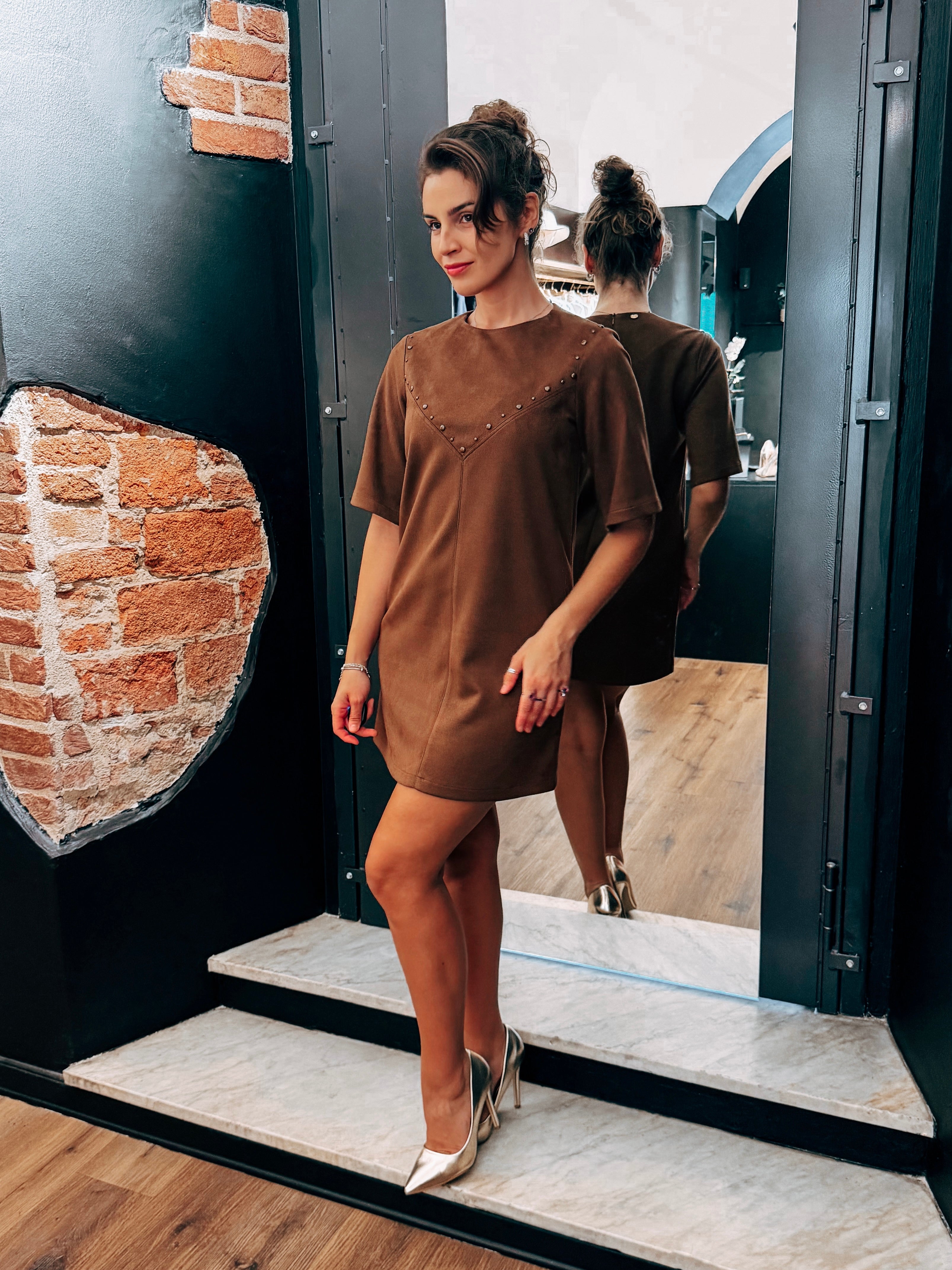 Vestito Suede