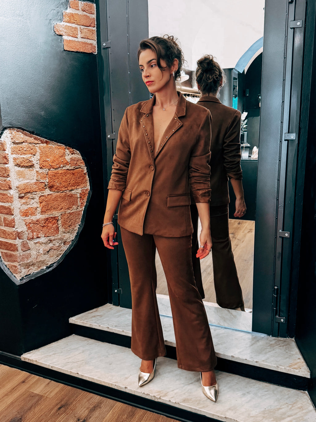 Pantaloni Coordinati Suede