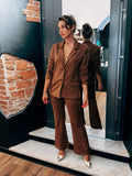 Pantaloni Coordinati Suede