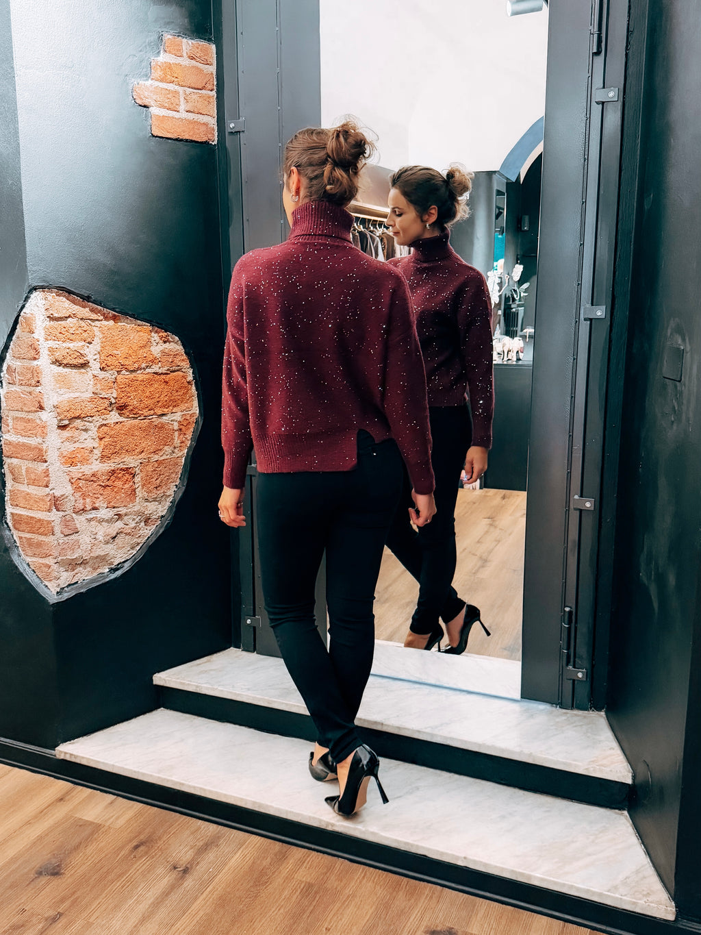 Maglia LB Asimmetrica Bordeaux