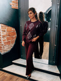 Maglioncino Bordeaux Rombi