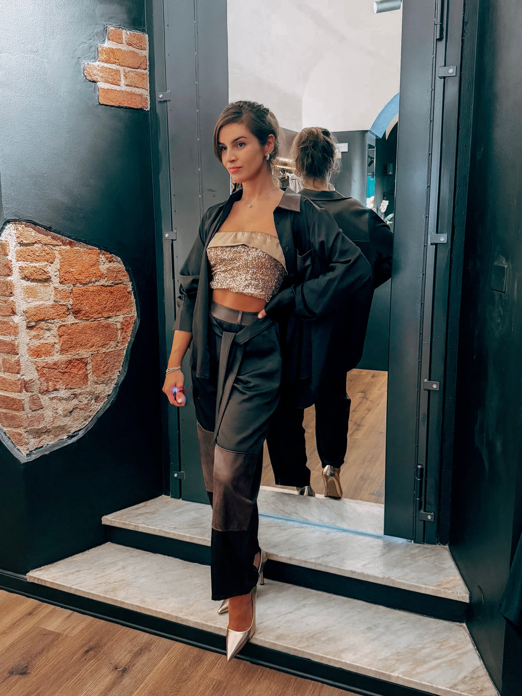 Camicia Marrone
